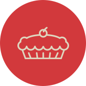 icono de tartas para cada día